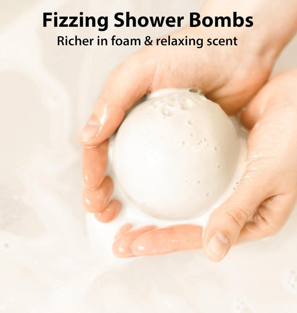 Creamy Collagen Bubble Bath Bombs with Oatmeal Milk Honey Essential Oils Luxurious Bath Gift Dry Skin Nourishment Indulge in A Blissful Bathing