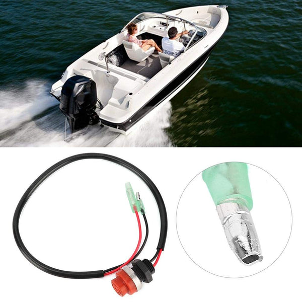 For 1989 Evinrude Johnson Outboard Start Button Boat Button Switch, Start Stop Switch Keyless Push Button for Marine Boat Yatch Outboard Engine