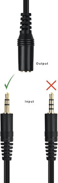 PASOW 3.5Mm Stereo Male to Female Extension Audio Cable Cord (30 Feet)