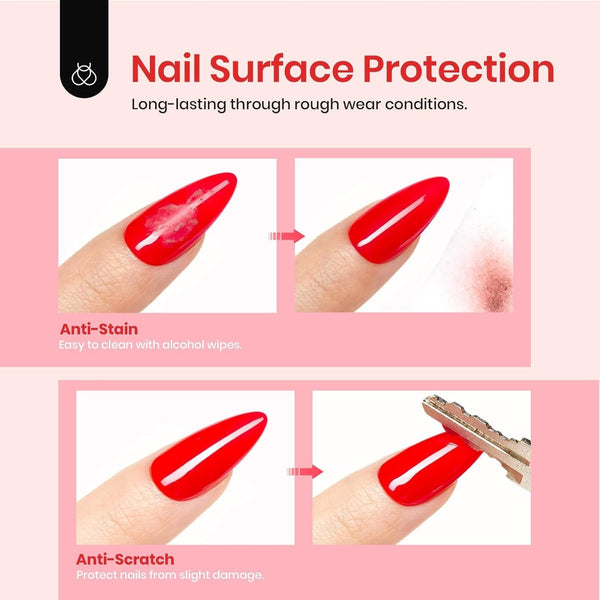 Beetles Extra Glossy Gel Top Coat 1Pcs 15ml | Clear No Wipe Top Coat Gel Polish High Shine Long Lasting Nail Surface Protection Manicure Gifts for