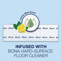 BonaÂ® Disposable Wet Cleaning Pads for Hard-Surface Floors, Lemon Mint Scent 12 Count (Pack of 1)