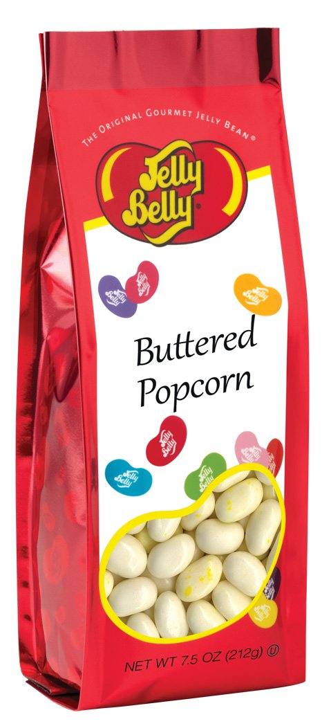 Jelly Belly Gift Bag, Buttered Popcorn 7.5 Ounce (Pack of 1)