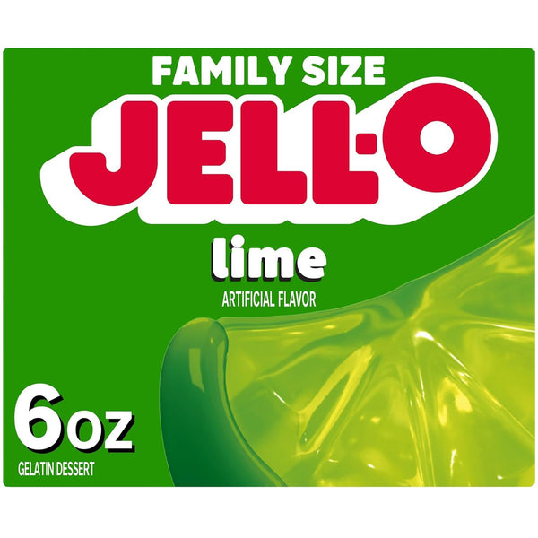 Jell-O Variety Pack Orange Cherry Lime Strawberry Raspberry 6 Oz (5-Pack)
