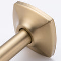 13 Inch High Rise S Shape Shower Extension Arm with Flange,Brushed Gold Shower Head Extender Arm Wall Mounted,Standard 1/2" Connection-Bathroom