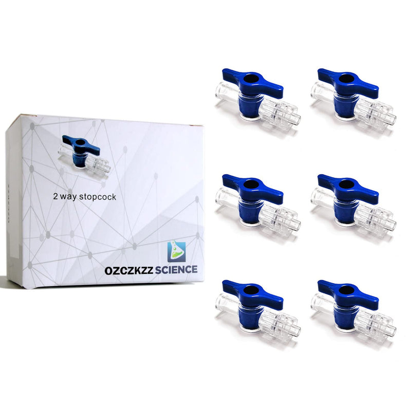 2-Way Stopcock Luer,Luer Connections,Sterile Individual Package,6Pcs…