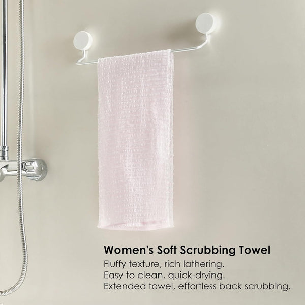 SHIMOYAMA Body Wash Towel, Exfoliating Shower Towel, Bath Loofah, Body Scrubber - Made in Japan