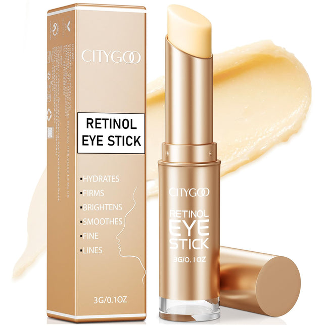 Retinol Eye Stick with Collagen, Hyaluronic Acid for Dark Circle, Wrinkles in 3-