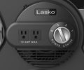Lasko High Velocity Portable Utility Fan - Adjustable Air Mover Blower Fan for Bedroom, Office Desk, Garage, and Home - With 2 Outlets 120V - 3