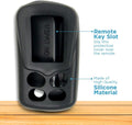 Keyless2Go Replacement for New Silicone Cover Protective Case for Viper Python Remote 479V- Black