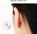 30pcs/15 Pairs Hypoallergenic Earring Backs Replacement,Plated Silver Secure Ear Lockings for Stud Earrings, Ear Nut for Posts 6x4.5mm