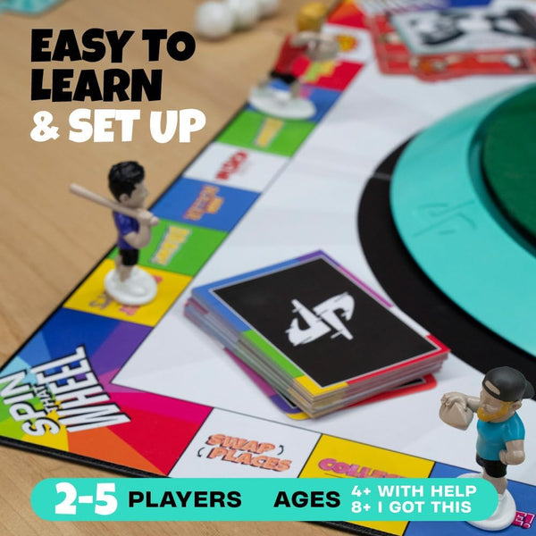 Dude Perfect Board Game with Soccer Add On; Action Packed Sports Challenges for Competitive Kids and Families | Perfect for Family Game Night; 2