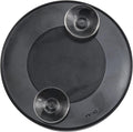 Iconikal 6-Pack 10x Magnification Mirror with Suction Cups, Black, 3-Inch Diameter