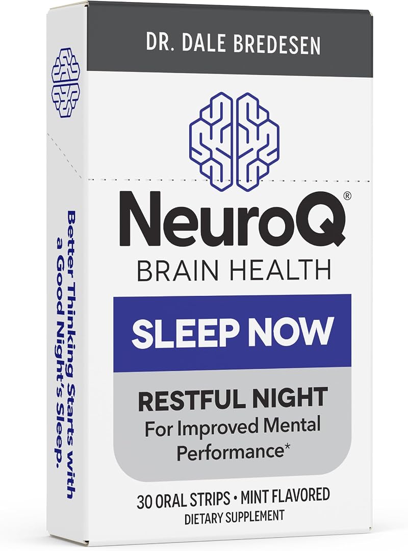 Lifeseasons Neuroq Sleep Now - Natural Sleep Support Supplement - Maintain Healthy Sleep Cycles & Brain Function - Melatonin & L-Theanine -
