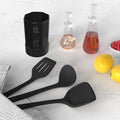 AOTHOD Silicone Cooking Utensils Set - 446°F Heat Resistant Kitchen Utensils,Turner Tongs,Spatula,Spoon,Brush,Whisk,Kitchen Utensil Gadgets Tools