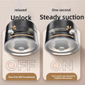 Oudvaker Foldable Magnetic Vacuum Phone Holder, 360° Electric Suction Car Mount, Double-Sided Swivel Stand for Car, Mirror, Gym, Kitchen,