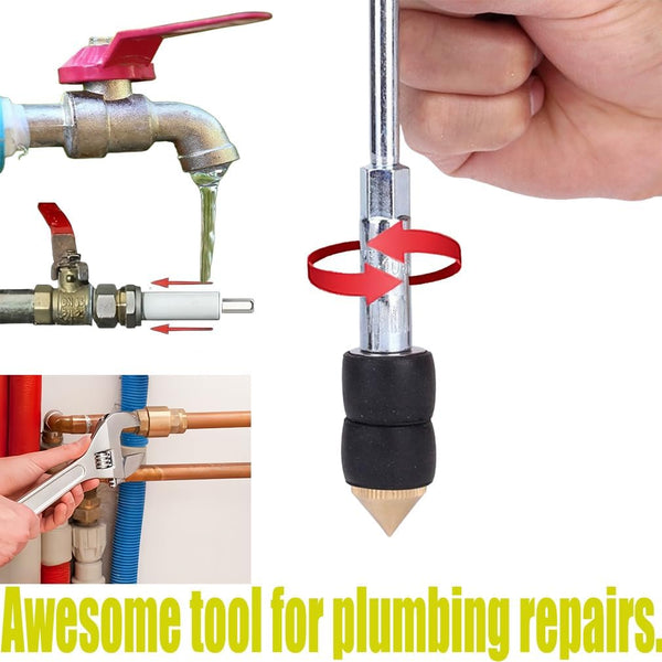 Pipe Water Stopper Kit - Hot-Melt Water Stop Needles for Fast Water Line Pipe Repairs - Stainless Steel Home Improvement/Renovation Plumbing Tool