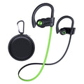 Bluetooth Headphones, Wireless Earbuds IPX7 Waterproof Bluetooth 5.3 Headphones with 16Hrs Playtime Stereo Bass Headsets with Mic Running Headsets