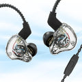 YINYOO KBEAR KS1 in Ear Monitor Bass Earbuds Wired Earbuds,Clear Sound Stereo Headphones, Vocals Forwards High Resolution Noise Canceling