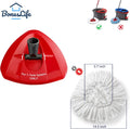 Mop Heads Replacements for O-Ceda Easy Wrin Spin System, Microfiber Refills, Easy Cleaning Mop Head Replacement White 6 Pack 1