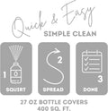 Quick Shine Multi Surface Floor Finish 27Oz, 2Pk | Cleaner & Polish to Use on Hardwood, Laminate, Luxury Vinyl Plank LVT, Tile & Stone | Safer