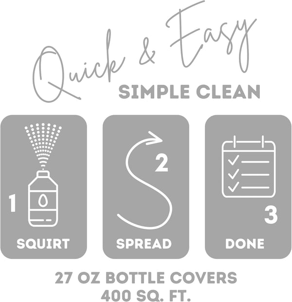 Quick Shine Multi Surface Floor Finish 27Oz, 2Pk | Cleaner & Polish to Use on Hardwood, Laminate, Luxury Vinyl Plank LVT, Tile & Stone | Safer