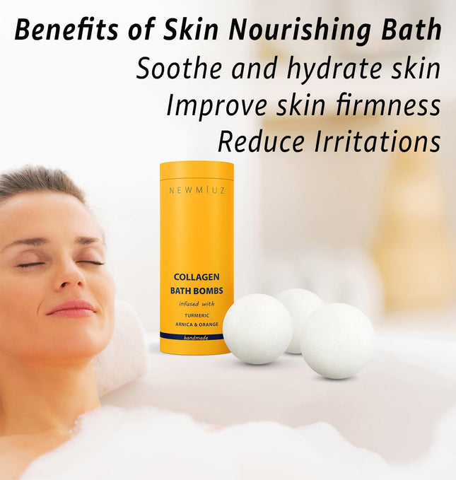 Natural Bath Bombs Luxurious Bath Foam Gift for Dry Skin Hydration Moisturizing 