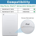 Procase Smart Case for Ipad 9.7 Inch Ipad 6Th/5Th Generation 2018 2017(Model: A1893 A1954 A1822 A1823), Ultra Slim Lightweight Stand Cover with
