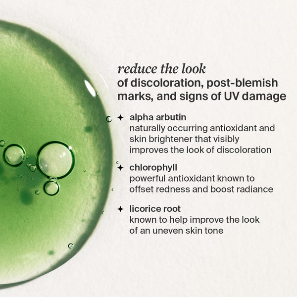 Cocokind Chlorophyll Discoloration Serum, Sensitive Skin Friendly Spot Fading Serum to Target Spots, Uneven Tone, and Redness, 1 fl oz 1 Fl Oz