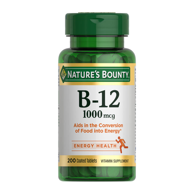Nature'S Bounty Vitamin B12 1000 Mcg Supplements, Supports Energy Metabolism, 20