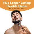 BIC Flex 5 Refillable Razors for Men, Long-Lasting 5 Blade Razors Refills for a Smooth and Comfortable Shave, 12 Razor Cartridges 12 Refill Cartridges