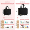 HOTOR Travel Toiletry Bag - Hanging Toiletry Bag for Women & Men, Makeup Bag/Big Comparment, Waterproof for Travel Accessories, Travel Essentials,