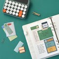 Monolike Plan Sticker Pack (102Pcs) - Variety Pack, Journal, Scrapbook, Waterproof, Fancy Sticker