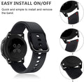 ViCRiOR Bands Compatible with ID205L Smart Watch, 19mm Quick Release Soft Silicone Fadeless Pattern Printed Floral Replacement Band for ID205L,