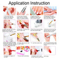 Nail Kit Set Professional Acrylic with Everything, 12 Glitter Acrylic Powder Kit Nails Art Tips Decoration, DIY Gifts for Women Nail Art Tool and