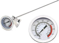 Deep Fryer/Candy/Turkey Thermometer with Clip&15 inch stem - Professional Kitchen Pot Fryer,Stainless Steel Fry Oil Thermometer for Frying,Candy
