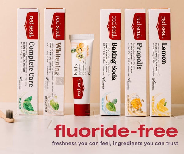 Red Seal Propolis Fluoride Free Natural Toothpaste - Mild Mint - 3.53 oz Natural Propolis 3.5 Ounce (Pack of 1)