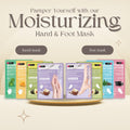 Original Derma Beauty Foot Mask 12 Pairs Intense Hydration Avocado Oil Moisturizing Foot Mask Set Body Exfoliator Callus Remover Foot Masks Foot