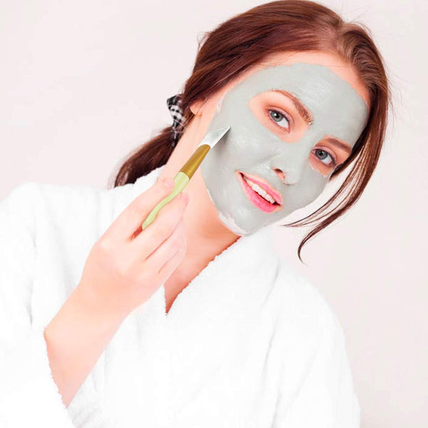 Cuttte 4pcs Silicone Face Mask Applicators, Flexible Facial Mud Masks Applicator, Hairless Moisturizers Tools, Soft Facial Brushes for Mud, Clay,