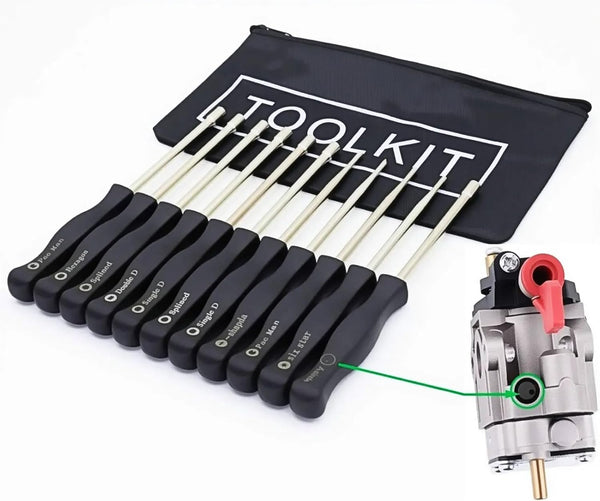 11-Pack Carburetor Adjustment Tool Kit, Carb Tune Up Tool Set for 2 Cycle Small Engine, Compatible with Echo Poulan Husqvarna MTD Ryobi Homelite,