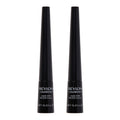 Revlon ColorStay Liquid Liner, 251 Blackest Black, 2 pack Blackest Black 0.08 Fl Oz (Pack of 2)