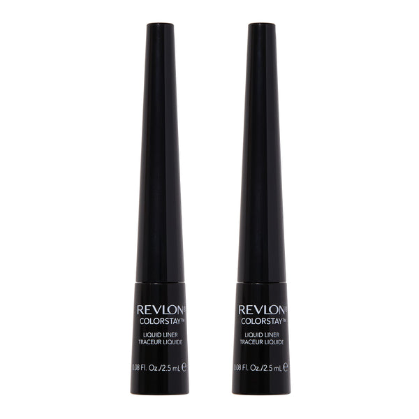 Revlon ColorStay Liquid Liner, 251 Blackest Black, 2 pack Blackest Black 0.08 Fl Oz (Pack of 2)