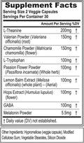 Evlution Nutrition Herbal Complex Sleep Supplements for Adults Gentle Sleep Support Adult Melatonin Pills with Valerian L-Tryptophan Lemon Balm