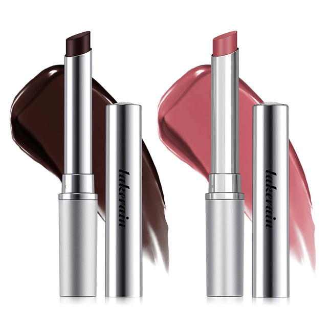 2PCS Honey Lipstick Tinted Lip Balm - Sheer Hydrating Lipstick for All Skin Tones - Moisturizing Lip Color, Nourishing L