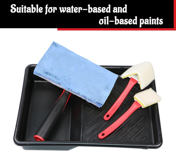 7-Pack Paint Edger Replacement Pads | Pad Refills for Paint Trimming Tools | Edge Painting Tool Pads for Walls 4PCS Paint Edger Tool Kit(7inch)