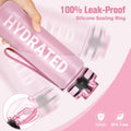 Sahara Sailor Water Bottle 32Oz, Durable and Leakproof Water Bottles Motivational with Time Marker, Tritan, BPA Free, Wide Mouth with Easy Clean
