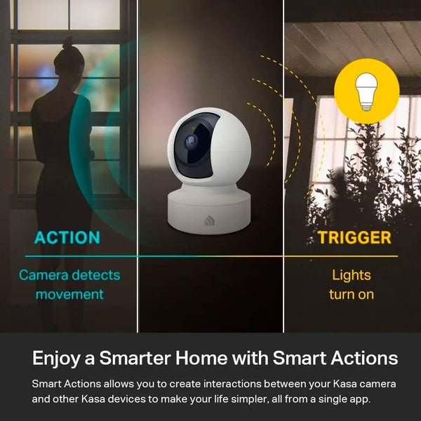 Kasa Indoor Pan/Tilt Smart Security Camera, 1080P HD Dog-Camera,2.4Ghz with Night Vision,Motion Detection for Baby and Pet Monitor, Cloud & SD