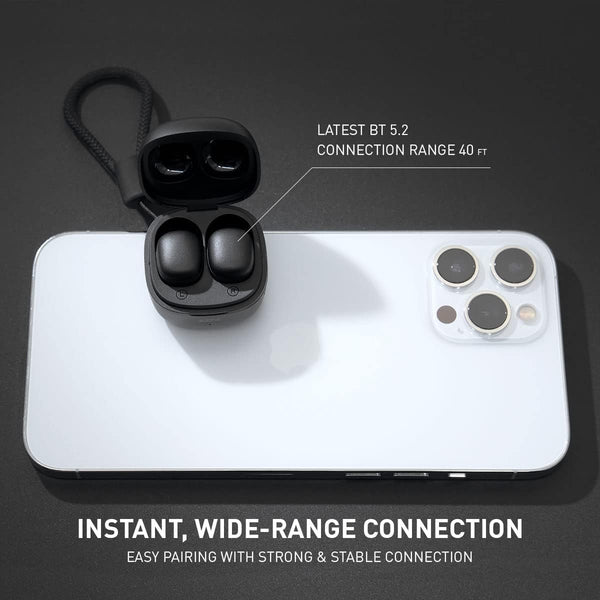 Wireless Earbuds for Small Ears, Compact Ear Buds for Kids & Teens, 2.5G Ultra-Light, Coin-Sized Charging Case, Bluetooth 5.4 Earphones for