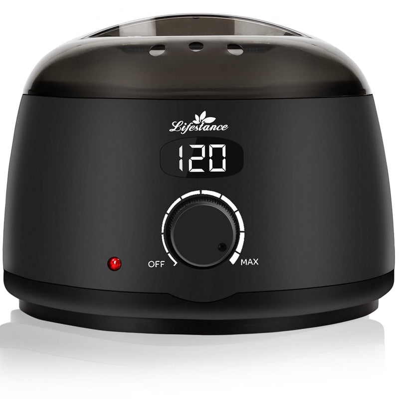 Lifestance Professional Wax Pot Warmer, L2 Premium Digital Wax Melt Machine for Hair Removal, 500Ml 14Oz LCD Wax Heater for Hard Wax Beads Fast