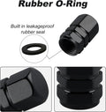 Aluminum Tire Stem Valve Caps Wheel Valve Covers Car Dustproof Tire Cap Cover Accessories, Universal for SUV, Car, Bike and Motorcycle, Hexagon