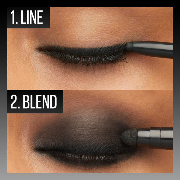 Maybelline Tattoo Studio Automatic Gel Pencil Waterproof Eyeliner, Blendable, Smudge Resistant, Matte Eyeliner for up to 36HR Wear, Expressotini